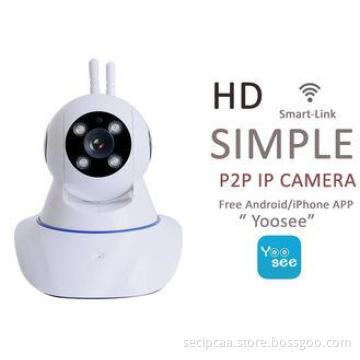 Indoor TF Card Onvif Wifi IP Camera Infrared Yoosee 2 Way A